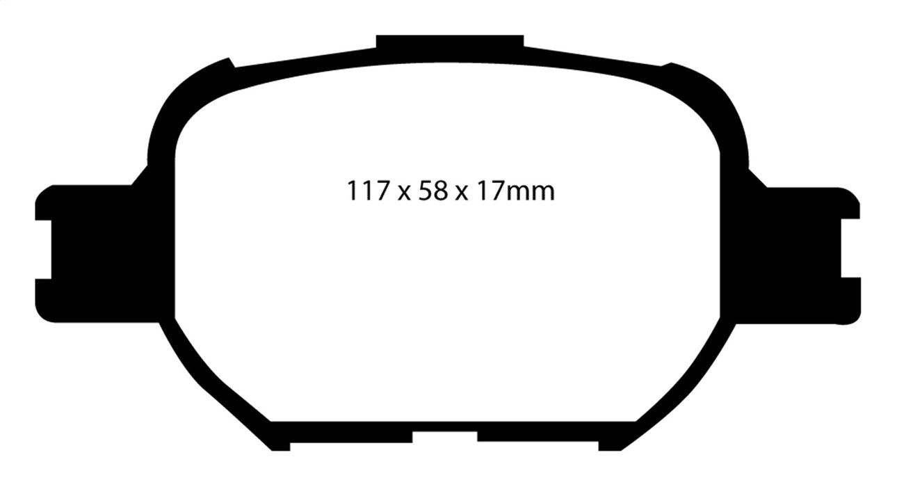 EBC Brakes DP31325C Redstuff Ceramic Low Dust Brake Pads - Truck Part Superstore