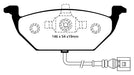 EBC Brakes DP31329C Redstuff Ceramic Low Dust Brake Pads - Truck Part Superstore