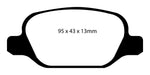 EBC Brakes DP31338C Redstuff Ceramic Low Dust Brake Pads - Truck Part Superstore