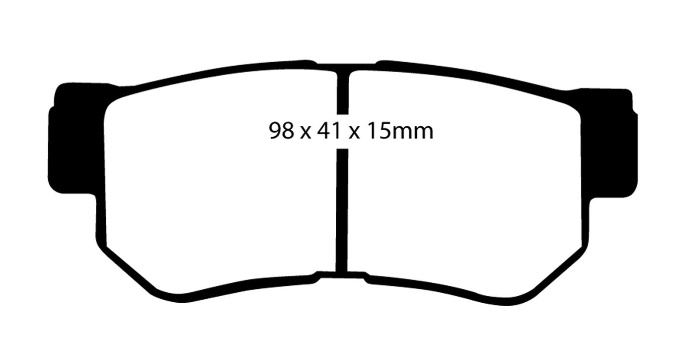 EBC Brakes DP31392C Redstuff Ceramic Low Dust Brake Pads - Truck Part Superstore