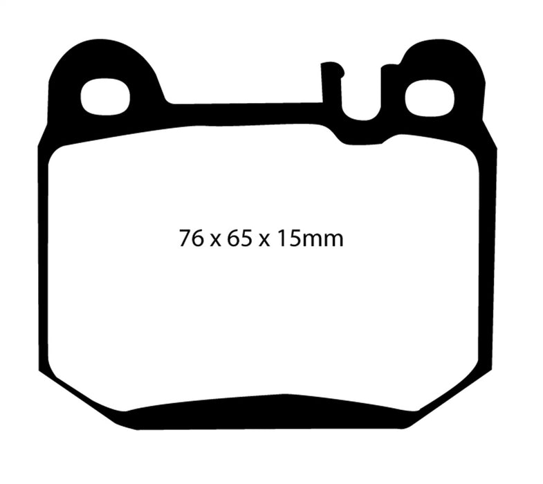 EBC Brakes DP31395C Redstuff Ceramic Low Dust Brake Pads; FMSI Pad No. D874; - Truck Part Superstore