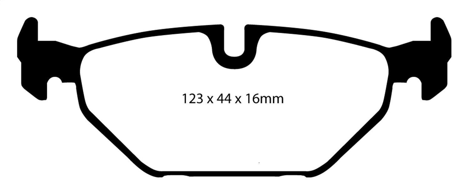 EBC Brakes DP31405C Redstuff Ceramic Low Dust Brake Pads - Truck Part Superstore