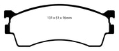 EBC Brakes DP31409C Redstuff Ceramic Low Dust Brake Pads - Truck Part Superstore