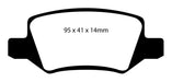 EBC Brakes DP31438C Redstuff Ceramic Low Dust Brake Pads - Truck Part Superstore