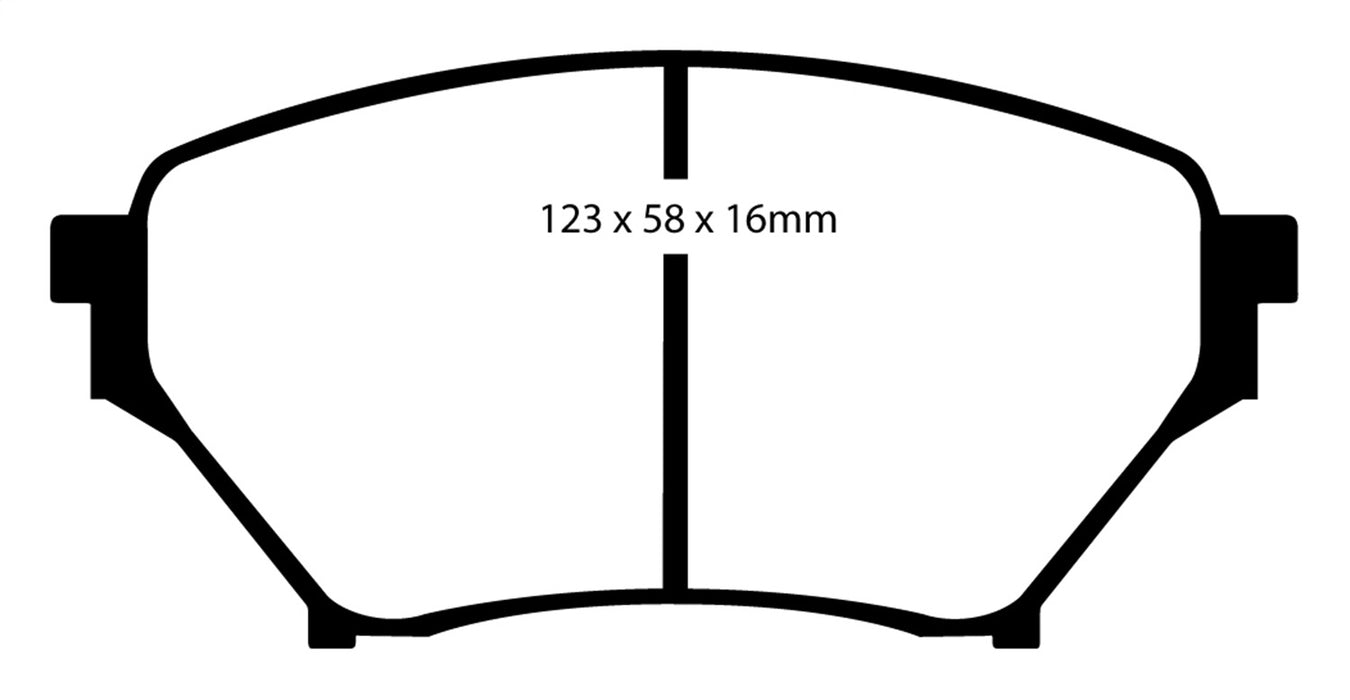 EBC Brakes DP31452C Redstuff Ceramic Low Dust Brake Pads - Truck Part Superstore