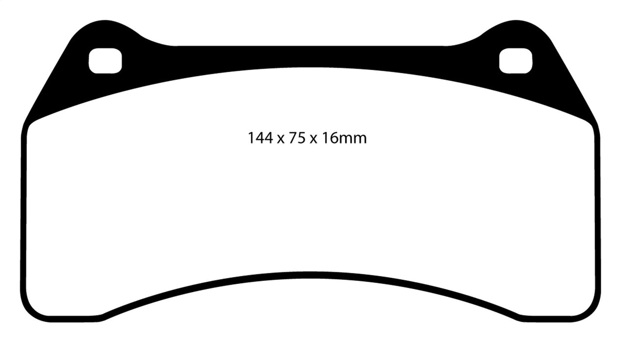 EBC Brakes DP31462C Redstuff Ceramic Low Dust Brake Pads - Truck Part Superstore