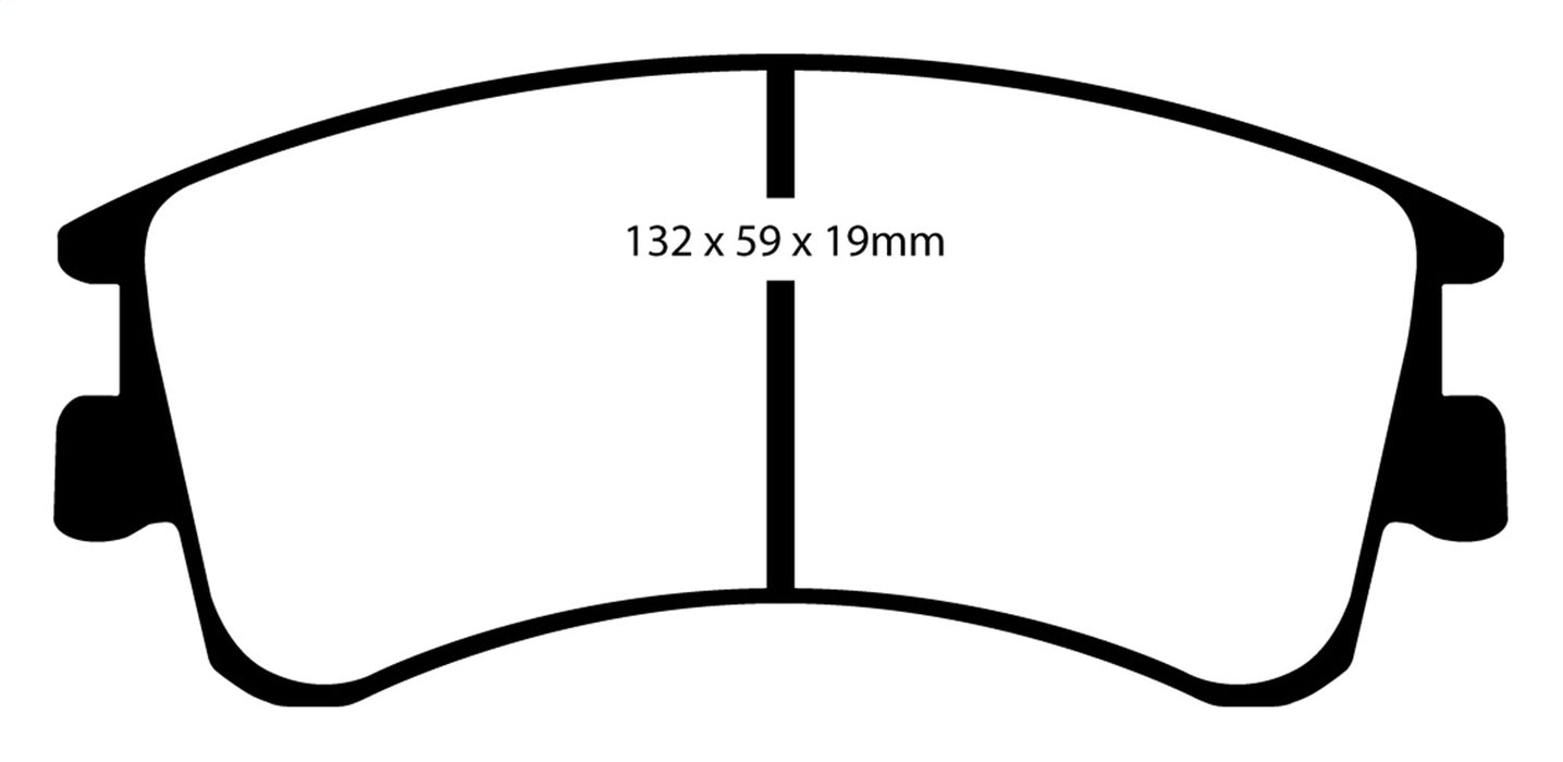 EBC Brakes DP31465C Redstuff Ceramic Low Dust Brake Pads - Truck Part Superstore