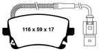 EBC Brakes DP31470C Redstuff Ceramic Low Dust Brake Pads - Truck Part Superstore