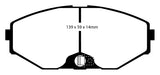 EBC Brakes DP31471C Redstuff Ceramic Low Dust Brake Pads - Truck Part Superstore