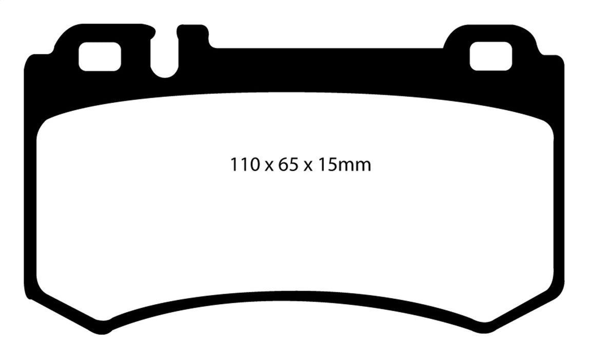 EBC Brakes DP31490C Redstuff Ceramic Low Dust Brake Pads - Truck Part Superstore