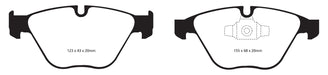 EBC Brakes DP31512C Redstuff Ceramic Low Dust Brake Pads - Truck Part Superstore