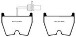 EBC Brakes DP31513C Redstuff Ceramic Low Dust Brake Pads; FMSI Pad No. D1029; - Truck Part Superstore