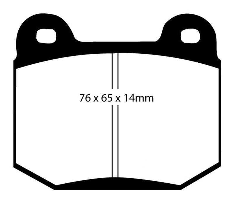 EBC Brakes DP31537C Redstuff Ceramic Low Dust Brake Pads - Truck Part Superstore
