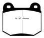 EBC Brakes DP31537C Redstuff Ceramic Low Dust Brake Pads - Truck Part Superstore