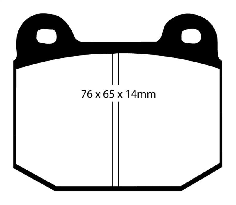 EBC Brakes DP31538C Redstuff Ceramic Low Dust Brake Pads; FMSI Pad No. D961; - Truck Part Superstore