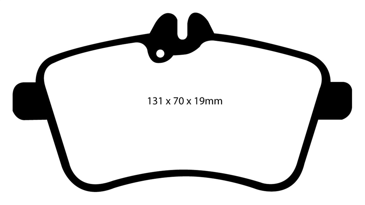 EBC Brakes DP31580C Redstuff Ceramic Low Dust Brake Pads - Truck Part Superstore