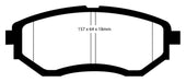 EBC Brakes DP31583C Redstuff Ceramic Low Dust Brake Pads - Truck Part Superstore