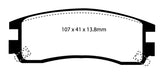 EBC Brakes DP31609C Redstuff Ceramic Low Dust Brake Pads; FMSI Pad No. D508; - Truck Part Superstore