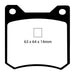 EBC Brakes DP3162C Redstuff Ceramic Low Dust Brake Pads; - Truck Part Superstore