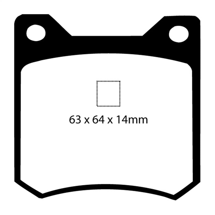 EBC Brakes DP3162C Redstuff Ceramic Low Dust Brake Pads; - Truck Part Superstore