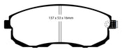 EBC Brakes DP31636C Redstuff Ceramic Low Dust Brake Pads - Truck Part Superstore