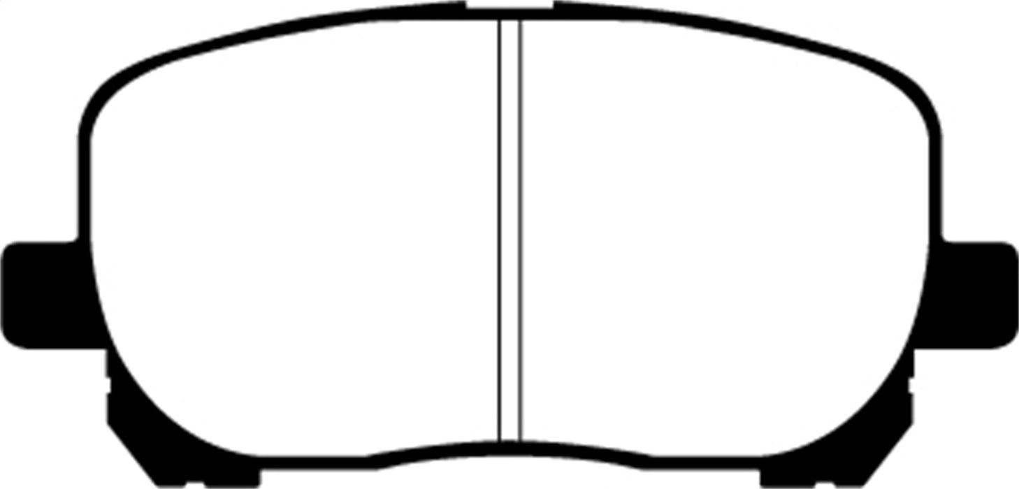 EBC Brakes DP31637C Redstuff Ceramic Low Dust Brake Pads - Truck Part Superstore