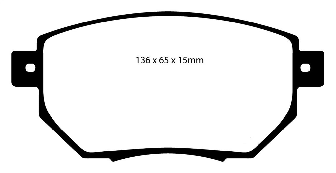 EBC Brakes DP31659C Redstuff Ceramic Low Dust Brake Pads - Truck Part Superstore