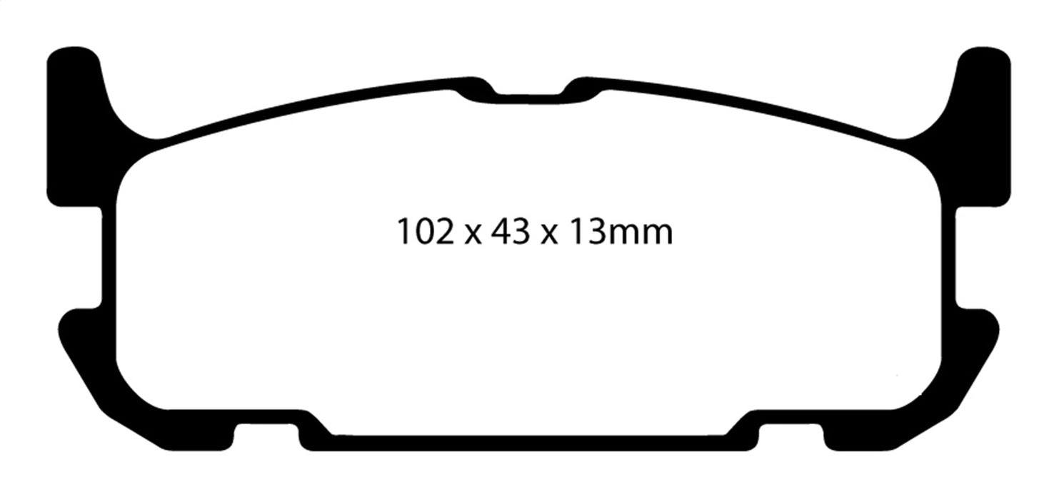 EBC Brakes DP31685C Redstuff Ceramic Low Dust Brake Pads - Truck Part Superstore