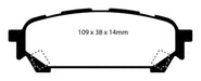 EBC Brakes DP31687C Redstuff Ceramic Low Dust Brake Pads - Truck Part Superstore