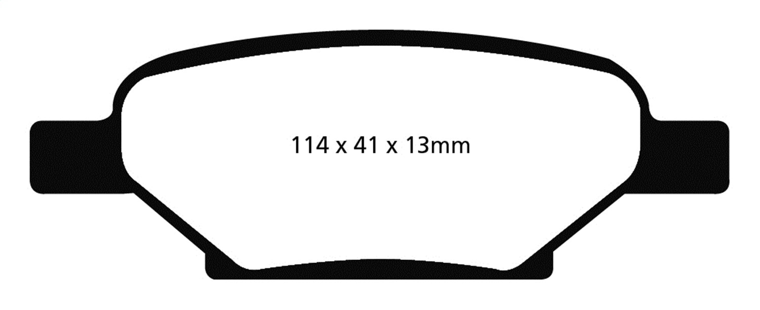 EBC Brakes DP31704C Redstuff Ceramic Low Dust Brake Pads - Truck Part Superstore
