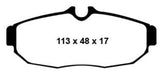 EBC Brakes DP31741C Redstuff Ceramic Low Dust Brake Pads - Truck Part Superstore