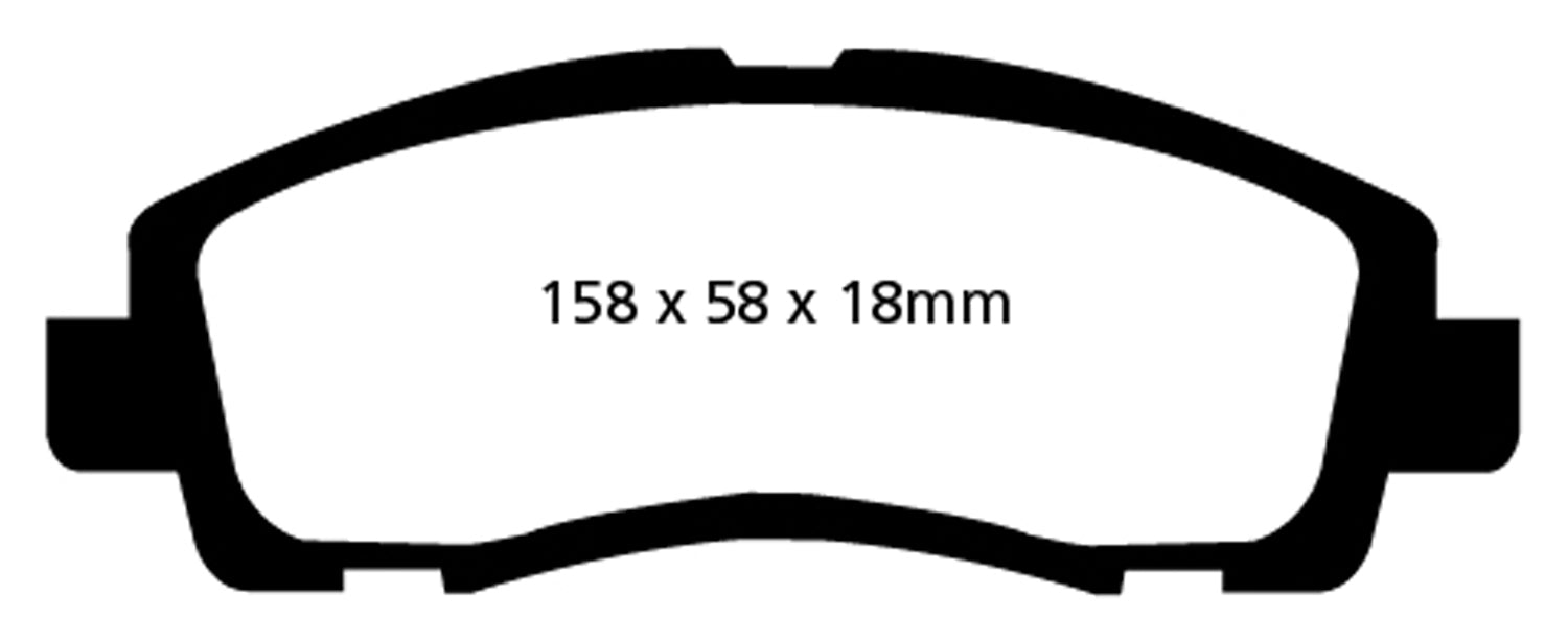 EBC Brakes DP31753C Redstuff Ceramic Low Dust Brake Pads - Truck Part Superstore