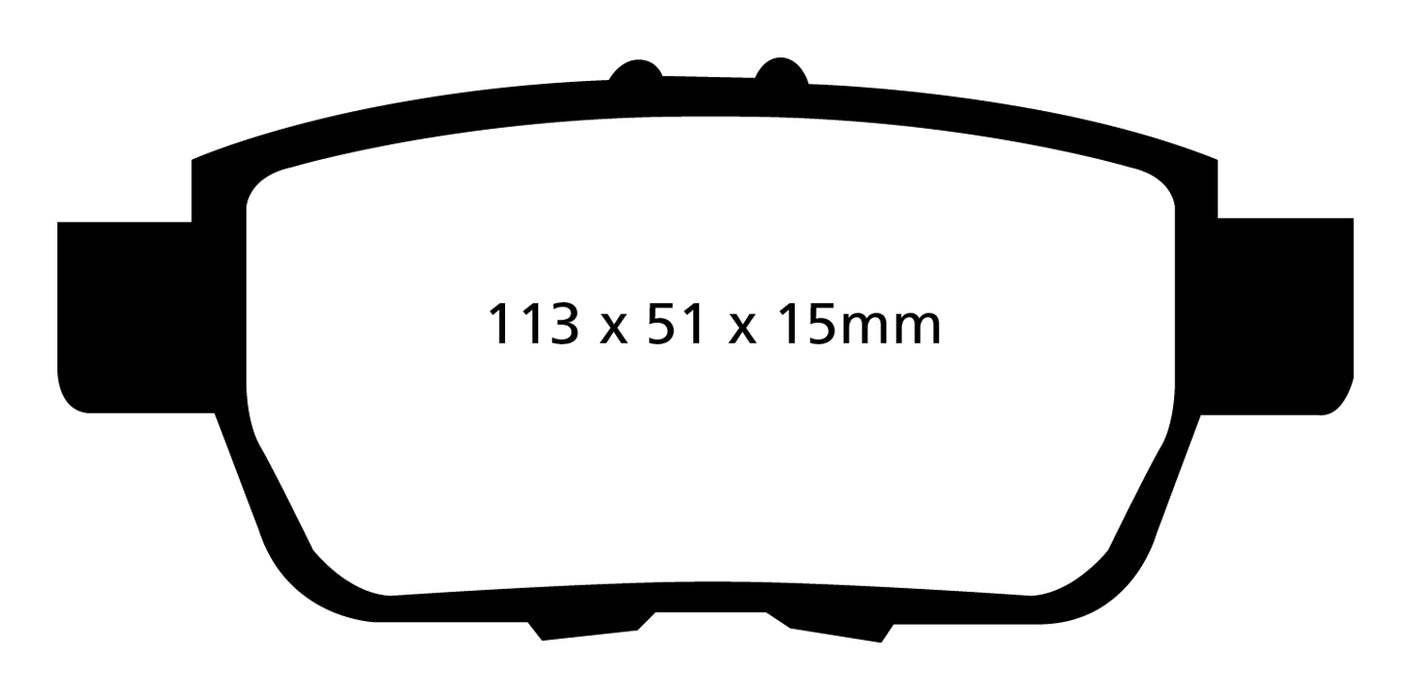 EBC Brakes DP31754C Redstuff Ceramic Low Dust Brake Pads - Truck Part Superstore