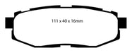 EBC Brakes DP31758C Redstuff Ceramic Low Dust Brake Pads - Truck Part Superstore