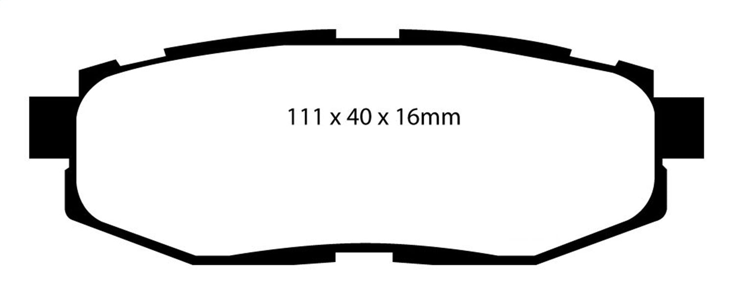 EBC Brakes DP31758C Redstuff Ceramic Low Dust Brake Pads - Truck Part Superstore