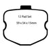 EBC Brakes DP31771C Redstuff Ceramic Low Dust Brake Pads - Truck Part Superstore