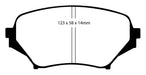 EBC Brakes DP31774C Redstuff Ceramic Low Dust Brake Pads - Truck Part Superstore