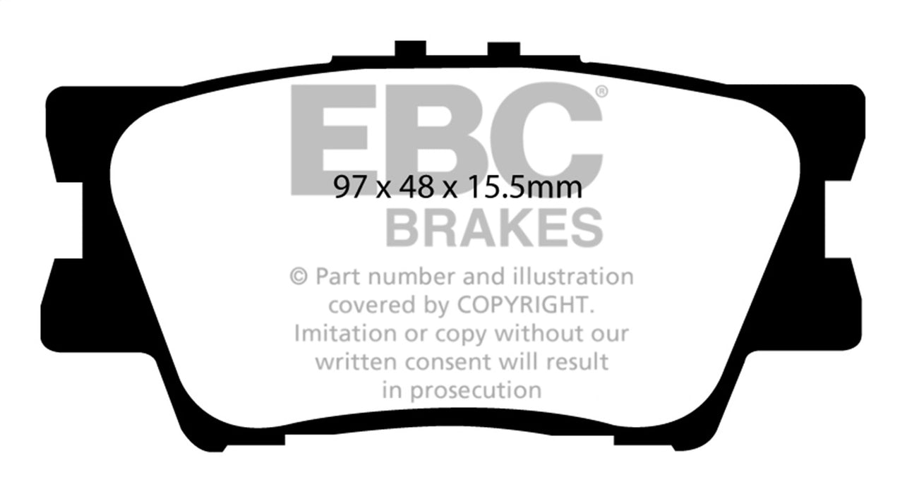 EBC Brakes DP31793C Redstuff Ceramic Low Dust Brake Pads - Truck Part Superstore