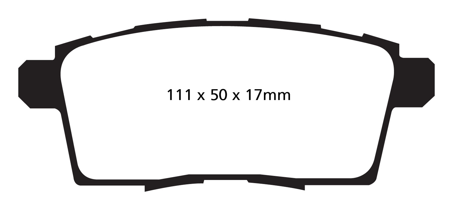 EBC Brakes DP31795C Redstuff Ceramic Low Dust Brake Pads - Truck Part Superstore