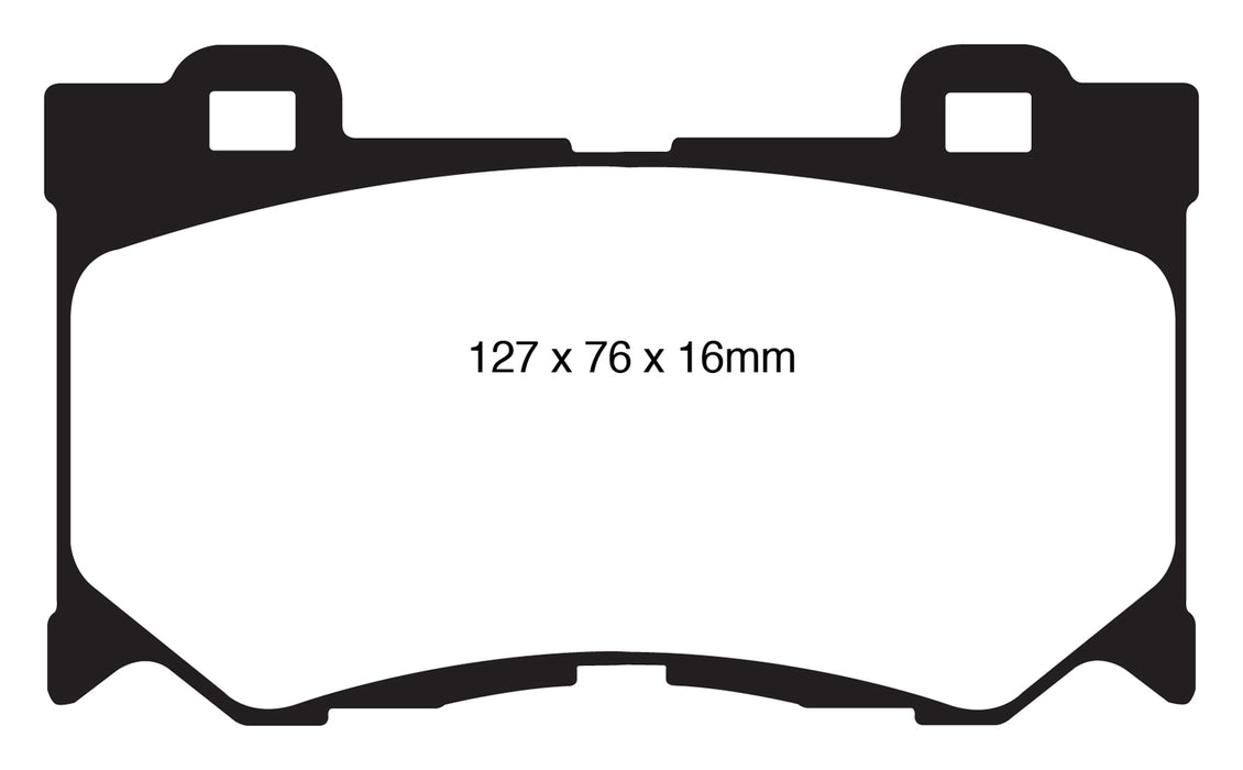 EBC Brakes DP31823C Redstuff Ceramic Low Dust Brake Pads - Truck Part Superstore