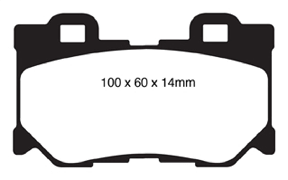 EBC Brakes DP31824C Redstuff Ceramic Low Dust Brake Pads - Truck Part Superstore