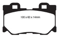 EBC Brakes DP31824C Redstuff Ceramic Low Dust Brake Pads - Truck Part Superstore