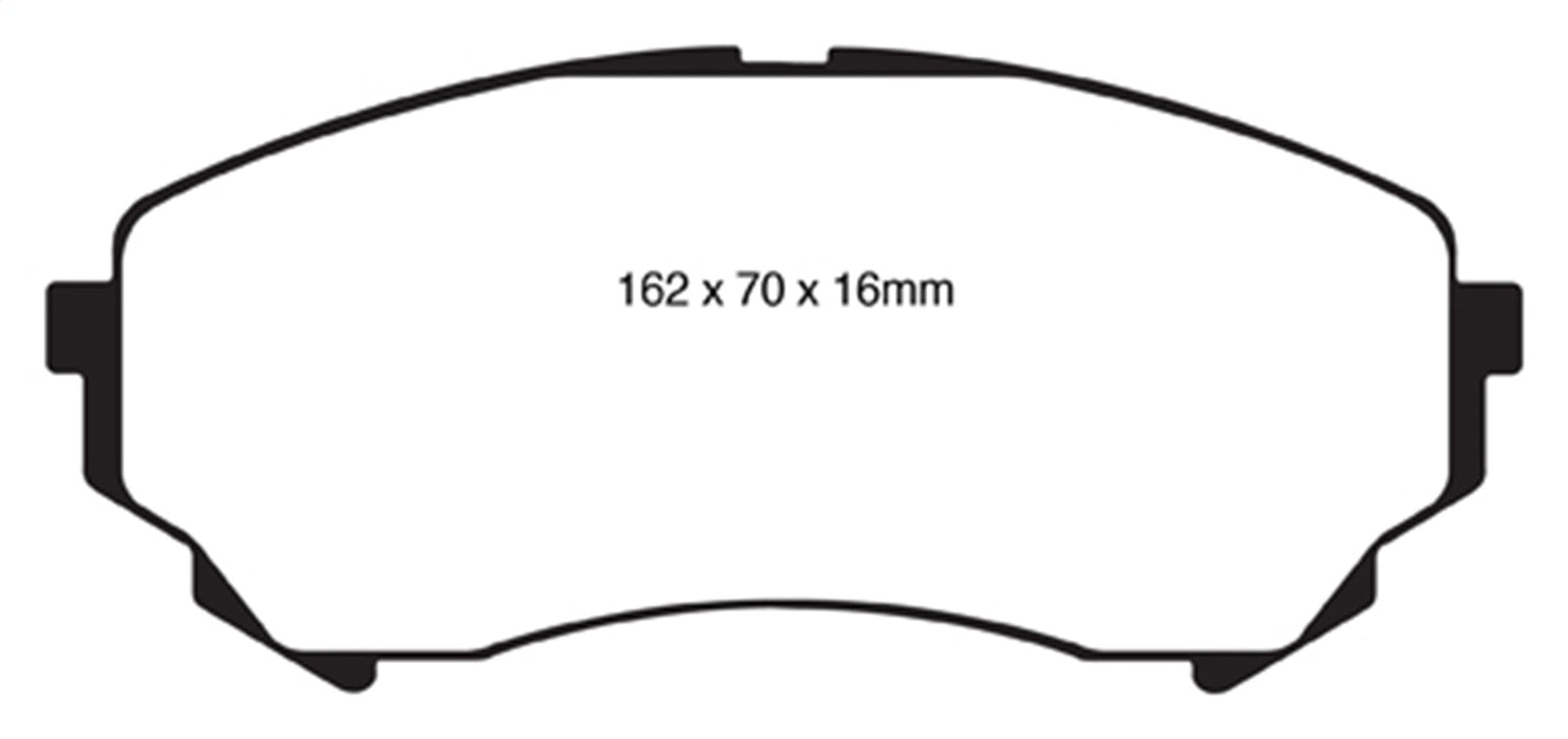 EBC Brakes DP31828C Redstuff Ceramic Low Dust Brake Pads - Truck Part Superstore