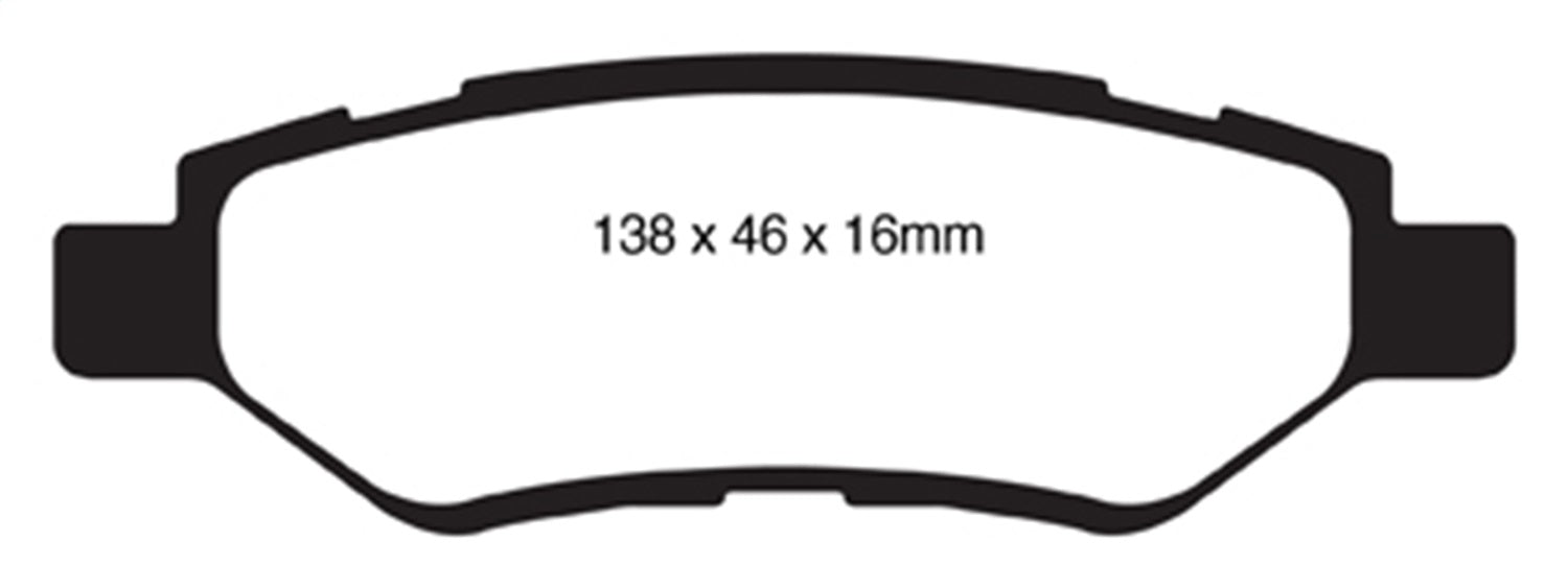 EBC Brakes DP31829C Redstuff Ceramic Low Dust Brake Pads - Truck Part Superstore