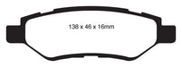 EBC Brakes DP31829C Redstuff Ceramic Low Dust Brake Pads - Truck Part Superstore