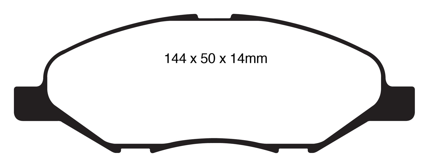 EBC Brakes DP31832C Redstuff Ceramic Low Dust Brake Pads - Truck Part Superstore