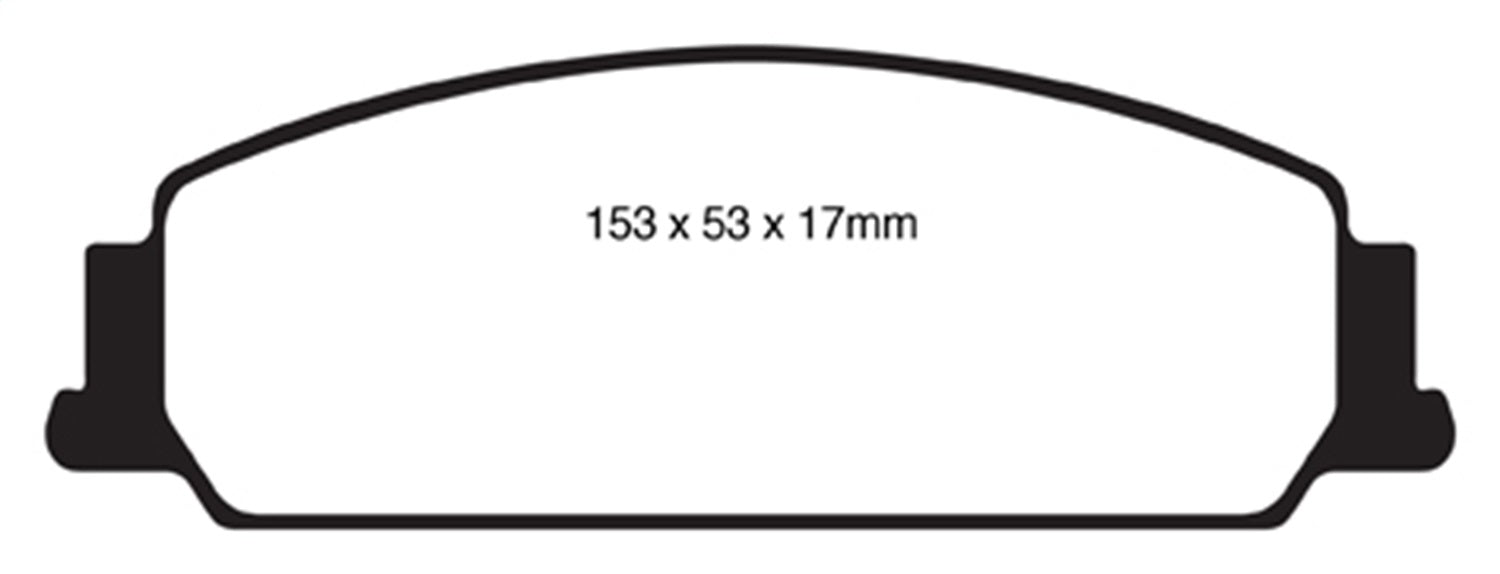 EBC Brakes DP31833C Redstuff Ceramic Low Dust Brake Pads - Truck Part Superstore