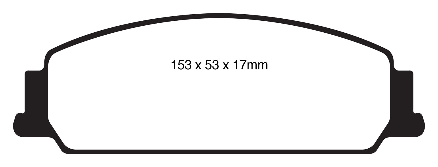 EBC Brakes DP31833C Redstuff Ceramic Low Dust Brake Pads - Truck Part Superstore