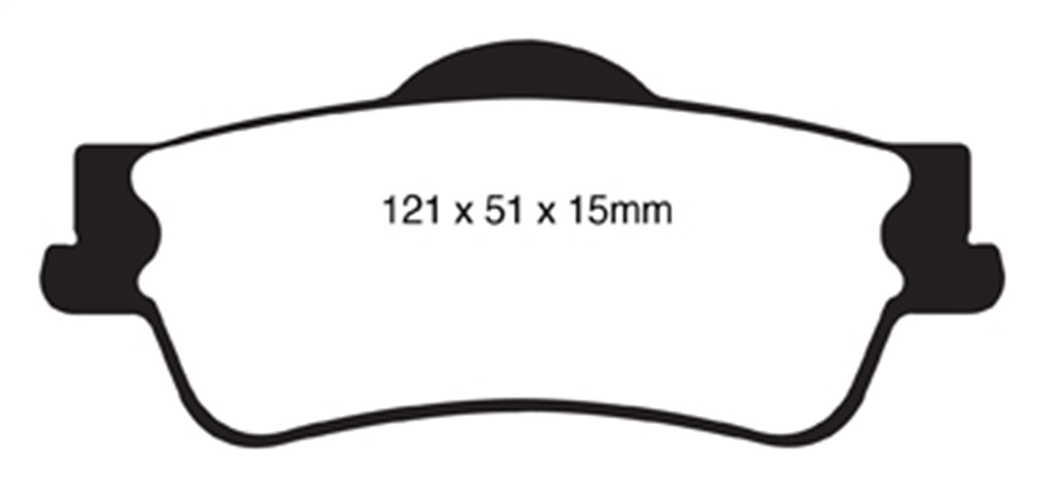 EBC Brakes DP31834C Redstuff Ceramic Low Dust Brake Pads - Truck Part Superstore