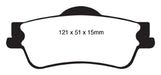EBC Brakes DP31834C Redstuff Ceramic Low Dust Brake Pads - Truck Part Superstore